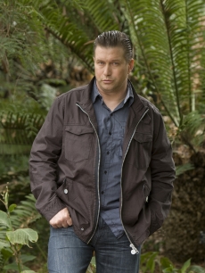 Stephen Baldwin shoots a promo for NBC’s summer reality show ‘I’m A Celebrity…Get Me Out Of Here’