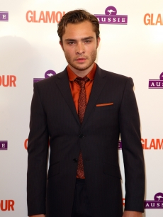 Ed Westwick arrives at the Glamour Women of the Year Awards 2009 at Berkeley Square Gardens on June 2, 2009 in London, England