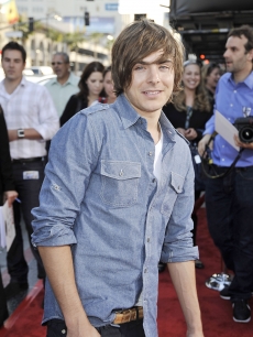 Zac Efron arrives at the premiere of Warner Bros. Pictures’ ‘Hangover’ at the Chinese Theater on June 2, 2009 in Los Angeles