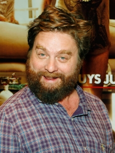 Zach Galifianakis at a charity poker tournament on May 15, 2009 in Las Vegas