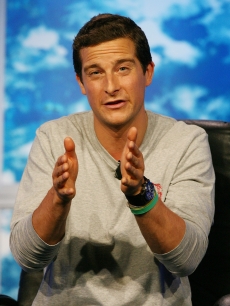 Bear Grylls speaks during a Discovery Channel presentation at the Television Critics Association Press Tour at the Beverly Hilton Hotel July 13, 2007
