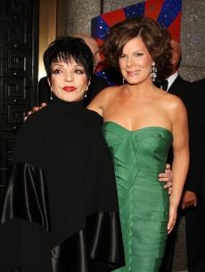 Liza Minnelli and Marcia Gay Harden attends the 63rd Annual Tony Awards at Radio City Music Hall on June 7, 2009 in New York City