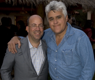 Jeff Zucker and Jay Leno at the party following Jay’s final ‘Tonight Show’ taping, May 29, 2009