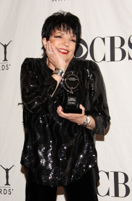 Liza Minnelli poses backstage during the 63rd Annual Tony Awards at Radio City Music Hall on June 7, 2009 in New York City