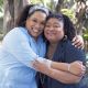 Frances Callier and Angela Shelton from the comedy duo Frangela shoot a promo for NBC’s ‘I’m A Celebrity…Get Me Out Of Here’