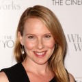 Amy Ryan flashes a smile at a screening of ‘Whatever Works’ hosted by the Cinema Society and The New Yorker on June 10, 2009 in New York City