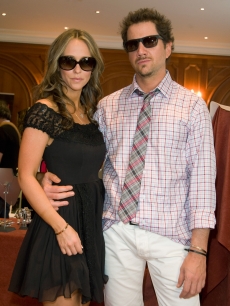 Jennifer Love Hewitt and Jamie Kennedy get serious in shades at the DPA 2009 Gift Lounge at Hotel de Paris on June 9, 2009 in Monte-Carlo