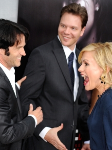 On an off-screen couple, Stephen Moyer and Anna Paquin at the Premiere Of HBO’s ‘True Blood’ 2nd Season on June 9, 2009 in Hollywood