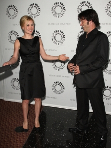 Anna Paquin and Steven Moyer get silly at the ‘True Blood’ season premiere held during PaleyFest09 on April 13, 2009 in Hollywood