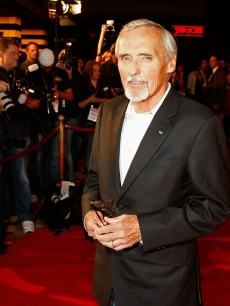Dennis Hopper arrives at the ‘Saint John of Las Vegas’ film premiere held at Planet Hollywood Resort & Casino on June 10, 2009 in Las Vegas