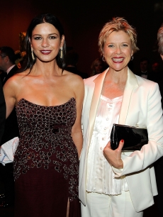Catherine Zeta-Jones and Annette Bening attend the AFI Life Achievement Award: A Tribute to Michael Douglas after party