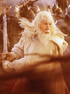 Ian McKellen as Gandalf in ‘The Return of the King’