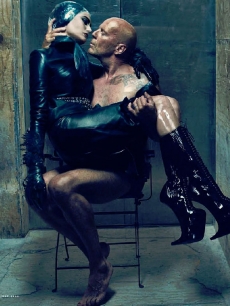 Bruce Willis and Emma Heming in W magazine’s July issue
