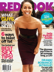 Jada Pinkett Smith on the cover of the July 2009 issue of Redbook