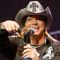Bret Michaels performs during the kickoff of the ‘Rock of Love Bus Tour’ at The Pearl concert theater at the Palms Casino Resort January 31, 2009 in Las Vegas, Nevada