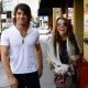 Justin Gaston and Miley Cyrus in LA on March 14, 2009