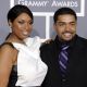 Jennifer Hudson and David Otunga arrive to the 2009 Grammy Awards
