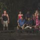 The celebrities gather for their group challenge