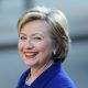 Secretary of State Hillary Clinton joins the Presedential party on visit to 10 Downing Street on April 1, 2009 in London, England