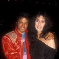 Michael Jackson & Cher cuddle up at the ‘Dreamgirls’ opening night after party at the Shubert theater in Century City, March 20, 1983