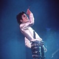 Michael Jackson on stage in NYC in 1993 