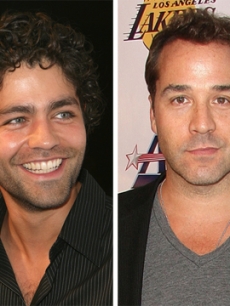 Adrian Grenier and Jeremy Piven Come Out For The Lakers Victory Party  