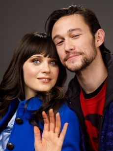 Zooey Deschanel and Joseph Gordon-Levitt, posing at the Sundance Film Festival, star together in '(500) Days Of Summer’