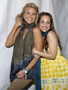 Christie Brinkley and Alexa Ray Joel are all smiles at the 6th annual Starlight Ball on June 20, 2009 in East Hampton, New York