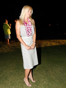Anna Faris introduces the short film ‘The Spleenectomy’ during the Maui Film Festival at the Celestial Cinema in Wailea, Hawaii on June 20, 2009 