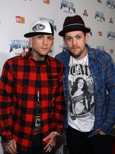 Benji Madden and Joel Madden arrive for the premiere of '‘Anvil! The Story Of Anvil’ at the Egyptian Theater in Los Angeles on April 7, 2009