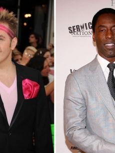 Perez Hilton and Isaiah Washington