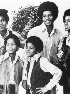 The Jackson 5, Michael, Marlon, Tito, Jackie, and Jermaine Jackson in Los Angeles 