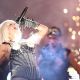 Lady GaGa lights up the stage at the 20th Annual MuchMusic Video Awards at the MuchMusic HQ on June 21, 2009 in Toronto