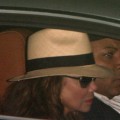 La Toya Jackson leaves Forest Lawn Memorial Park in Los Angeles on July 6, 2009 