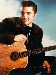 Elvis Presley in “Love Me Tender” on August 1, 1956