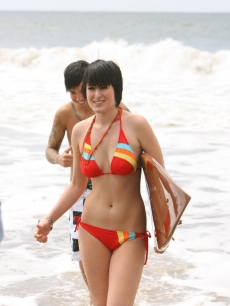 Rumer Willis at OP’s Behind The Scenes New Publicity Campaign in Santa Monica, CA