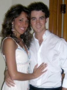 Danielle Deleasa and Kevin Jonas

