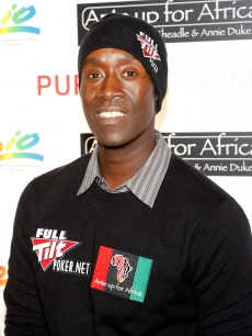 Don Cheadle hits the red carpet at the ‘Ante Up for Africa’ celebrity poker tournament in Las Vegas on July 2, 2009 