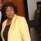 Katherine Jackson exits the courtroom at the Santa Barbara County Courthouse for a break during day 19 of Michael Jackson’s child molestation trial in Santa Maria, California on March 24, 2005 