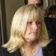 Debbie Rowe, Michael Jackson’s ex-wife, arrives for Jackson’s child molestation trial at the Santa Barbara County courthouse April 28, 2005 in Santa Maria, California