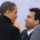 Kal Penn with Obama at the Lincoln Memorial in Washington on January 18, 2009