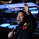 Lionel Richie performs ‘Jesus Is Love’ at the Michael Jackson memorial at Staples Center in Los Angeles (July 7, 2009)