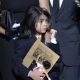 Blanket hugs a Michael Jackson doll at the memorial for his father in Los Angeles, July 7, 2009