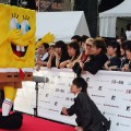 SpongeBob SquarePants arrives at the MTV Video Music Awards Japan, at the Saitama Super Arena on May 26, 2007