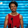 Former Secretary of State Condoleezza Rice presents an award during the 2009 ESPY Awards in LA on July 15, 2009 