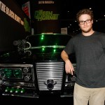 Seth Rogen unveils Black Beauty, the featured car from ‘The Green Hornet’ during Comic-Con 2009 Preview Night in San Diego on July 22, 2009 
