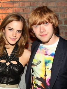 Emma Watson and Rupert Grint attend the ‘Harry Potter and the Half Blood Prince’ premiere after party at American Museum of Natural History on July 9, 2009 in New York City
