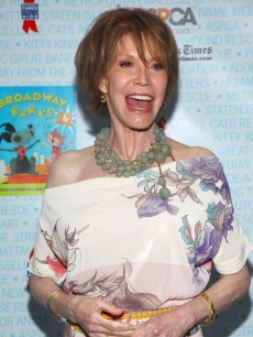 Mary Tyler Moore attends the 11th Annual Broadway Barks event in Shubert Theatre in New York City on July 11, 2009 
