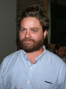‘Hangover’ funnyman Zach Galifianakis attends the after party for The Cinema Society and The New Yorker’s screening of ‘In The Loop’ in New York City on July 13, 2009  