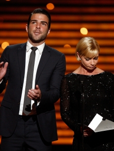 Zachary Quinto & Jaime Pressly at the 2009 ESPY Awards, Los Angeles, July 15, 2009 